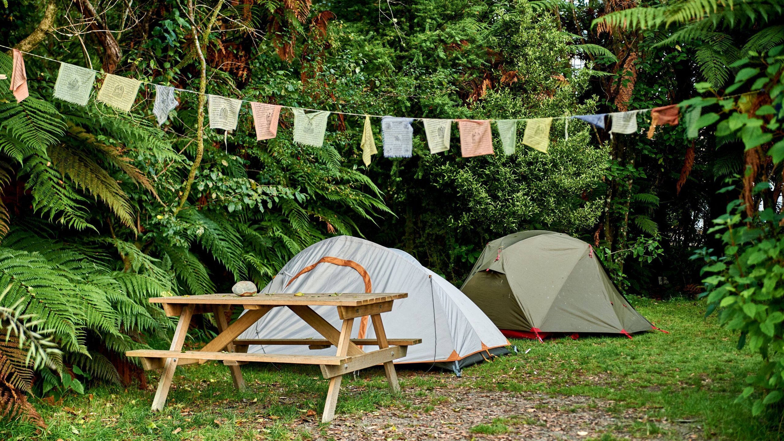 Powered, unpowered and tent sites