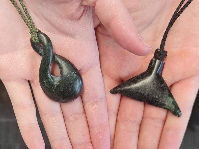 Carving Pounamu at Bonz and Stonz